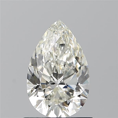 0.9 carat J-VS1 Natūralus Pear Deimantas (1)