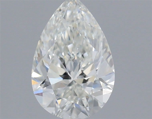 0.5 carat H-VVS2 Natūralus Pear Deimantas (1)