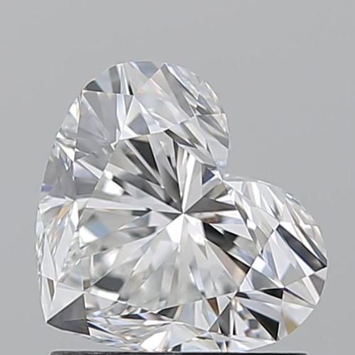 1.2 carat F-VVS1 Natūralus Heart Deimantas (1)