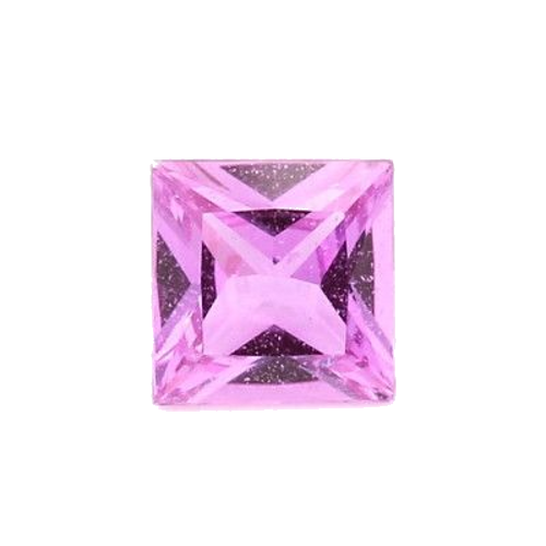 0.84 carat PINK MODIFIEDBRILLIANT cut Square Safyras (1)