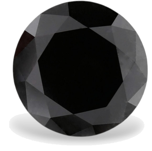 2.06 carat Fancy Black-VVS2 Excellent cut Natūralus Round Deimantas (1)