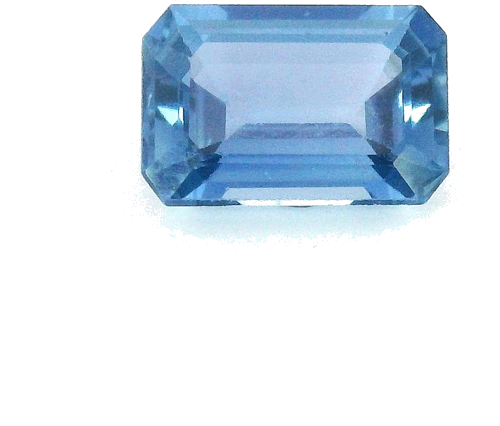 0.78 carat BLUE STEP cut Octagonal Safyras (1)