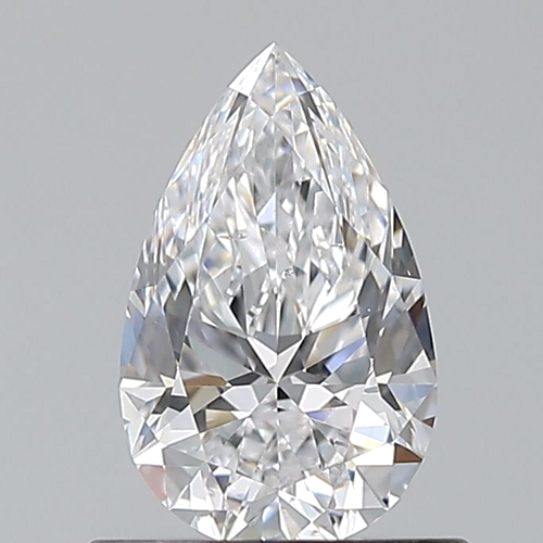 0.7 carat D-VS2 Natūralus Pear Deimantas (1)