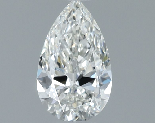 0.6 carat H-VVS1 Natūralus Pear Deimantas (1)