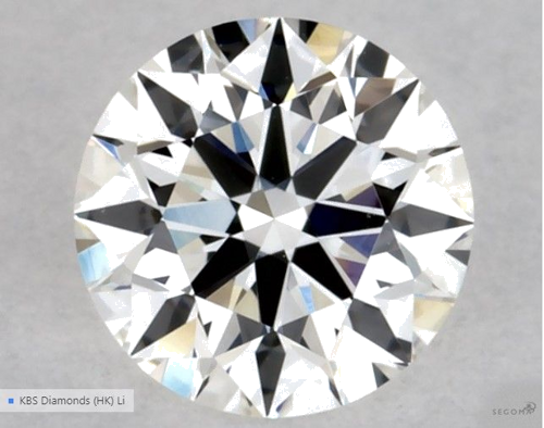 0.3 carat F-VS2 Excellent cut Natūralus Round Deimantas (1)
