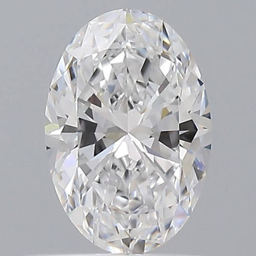 0.5 carat D-VVS2 Natūralus Oval Deimantas (1)