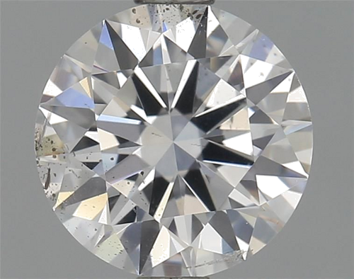 1.02 carat E-SI2 GD cut Natūralus Round Deimantas (1)