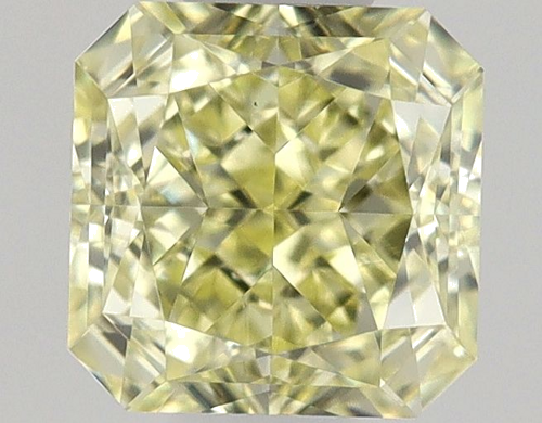 0.58 carat Fancy Yellow-VS1 Natūralus Square Radiant Deimantas (1)