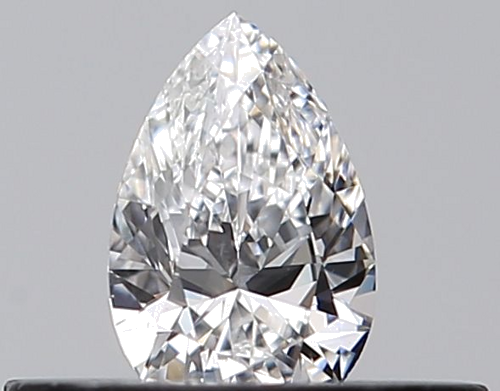 0.23 carat D-VVS2 Natūralus Pear Deimantas (1)