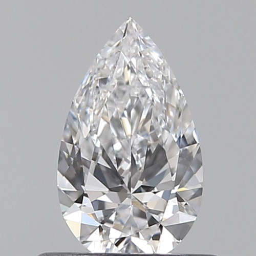 0.5 carat D-VS1 Natūralus Pear Deimantas (1)