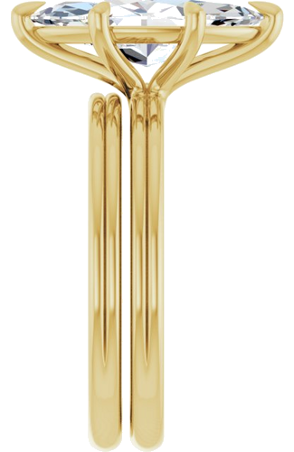 Sužadėtuvių Žiedas „Claw-Prong Solitaire“ 14k yellow gold Marquise 14mm x 7mm (9)