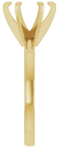Sužadėtuvių Žiedas „Claw-Prong Solitaire“ 14k yellow gold Round 8.2mm (4)