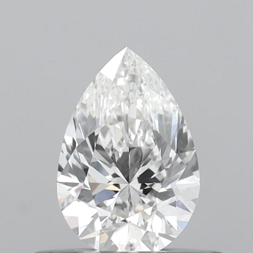 0.4 carat F-SI2 Natūralus Pear Deimantas (1)