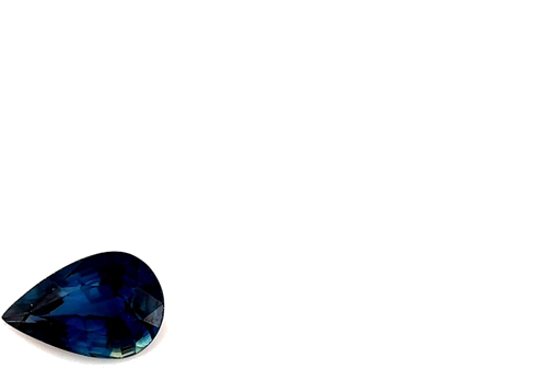 0.39 carat BLUE Pear Safyras (1)