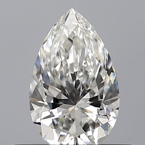 0.4 carat G-IF Natūralus Pear Deimantas (1)