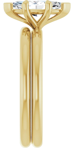 Sužadėtuvių Žiedas „Claw-Prong Solitaire“ 14k yellow gold Marquise 10mm x 5mm (9)