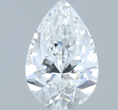 0.4 carat F-VS1 Natūralus Pear Deimantas (1)