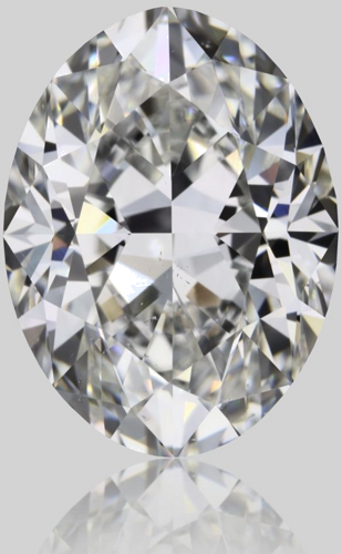 1.71 carat G-SI1 Natūralus Oval Deimantas (1)
