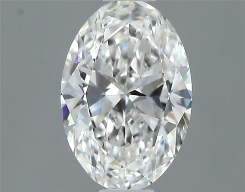 0.41 carat F-VVS2 Natūralus Oval Deimantas (1)