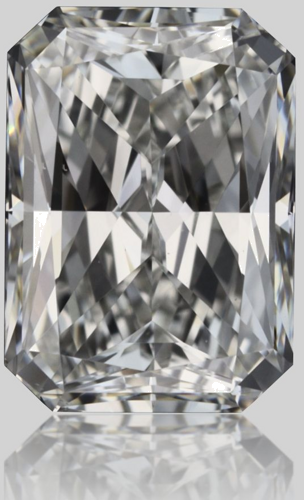 0.7 carat F-VS2 Natūralus Radiant Deimantas (1)