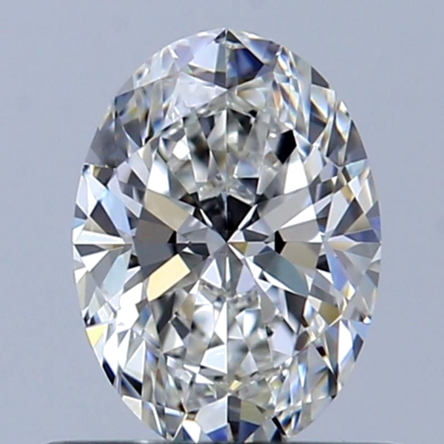0.53 carat F-VVS1 Natūralus Oval Deimantas (1)