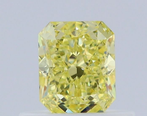 0.51 carat Fancy Intense  Yellow-VS2 Natūralus Radiant Deimantas (1)