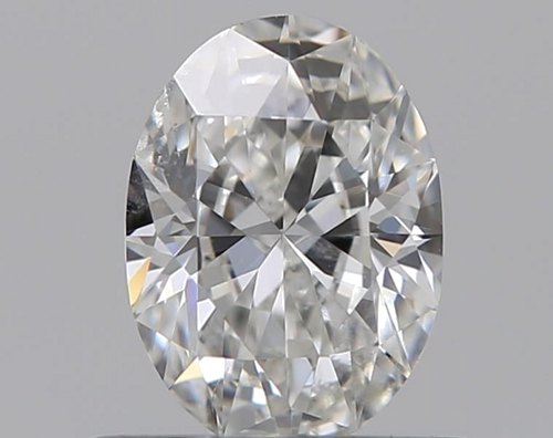 0.5 carat G-SI1 Natūralus Oval Deimantas (1)