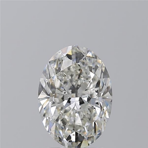 3.01 carat G-SI2 Natūralus Oval Deimantas (1)