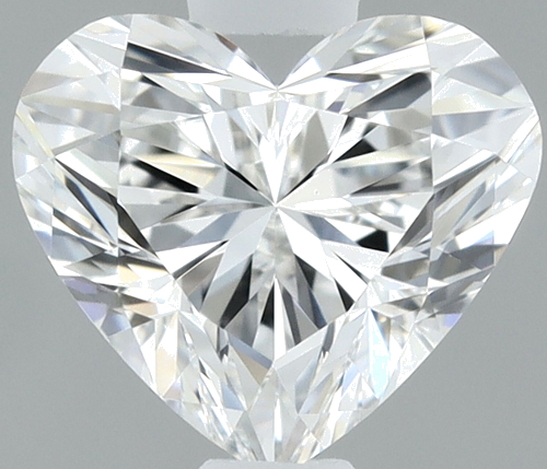 0.42 carat G-VVS2 Natūralus Heart Deimantas (1)