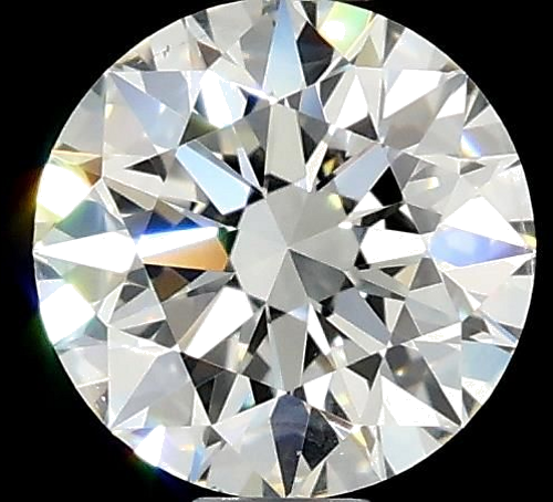 0.53 carat G-SI2 Excellent cut Natūralus Round Deimantas (1)