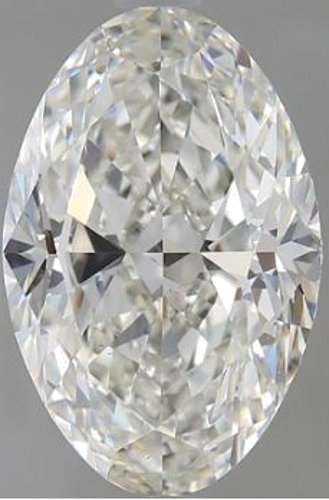 3.53 carat I-SI1 Natūralus Oval Deimantas (1)