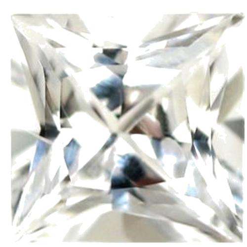 0.64 carat WHITE Square Safyras (1)