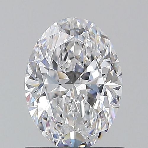 1.01 carat D-SI2 Natūralus Oval Deimantas (1)