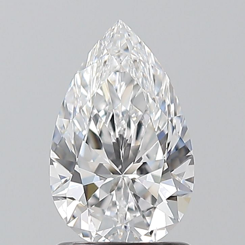 1.2 carat D-VVS1 Natūralus Pear Deimantas (1)