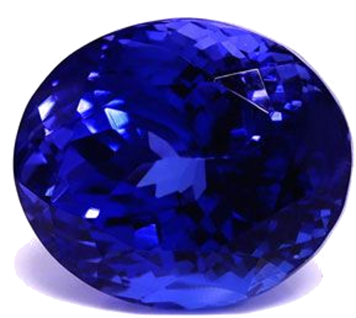 9.74 carat BLUE Oval Tanzanite (1)