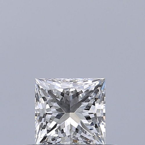 0.33 carat D-VVS2 Natūralus Princess Deimantas (1)