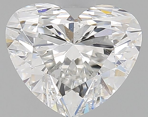 1.01 carat F-SI1 Natūralus Heart Deimantas (1)
