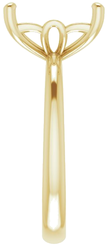 Sužadėtuvių Žiedas „Solitaire“ 585 Geltonojo Aukso Emerald 10mm x 8mm (4)