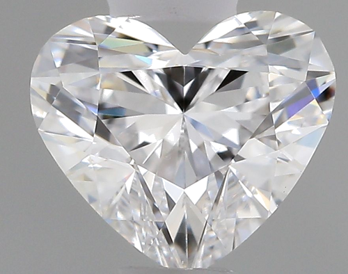 0.51 carat D-VVS1 Natūralus Heart Deimantas (1)