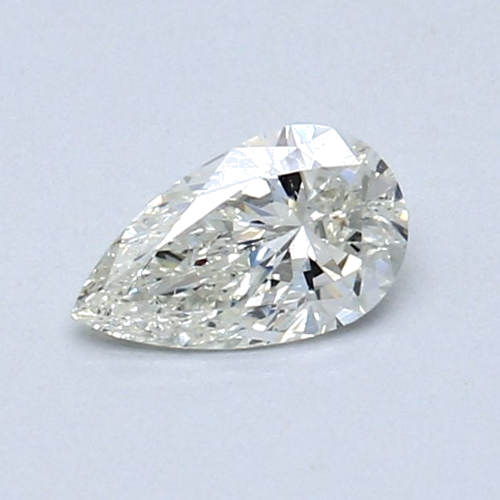 0.43 carat J-SI1 Natūralus Pear Deimantas (1)