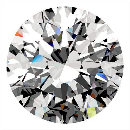 0.31 carat H-SI1 Excellent cut Natūralus Round Deimantas (1)