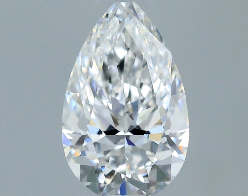 0.4 carat E-VVS1 Natūralus Pear Deimantas (1)