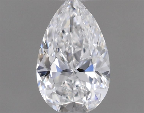0.34 carat D-VVS1 Natūralus Pear Deimantas (1)