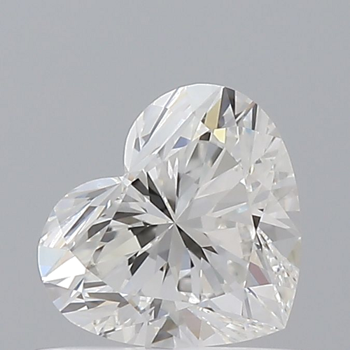 0.52 carat G-VVS2 Natūralus Heart Deimantas (1)