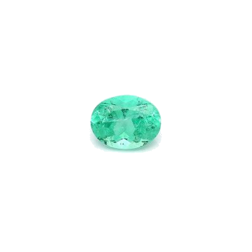 0.6 carat GREEN BRILLIANTFANCY cut Oval Smaragdas (1)