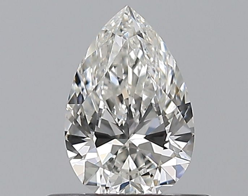 0.5 carat F-VS1 Natūralus Pear Deimantas (1)