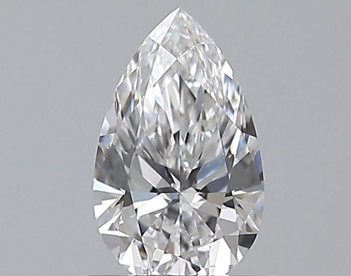0.61 carat D-VVS1 Natūralus Pear Deimantas (1)