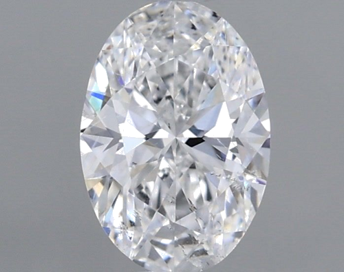 0.55 carat D-SI2 Natūralus Oval Deimantas (1)