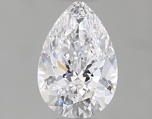 0.5 carat D-VVS2 Natūralus Pear Deimantas (1)
