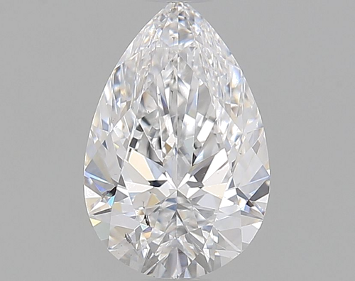 0.7 carat D-SI1 Natūralus Pear Deimantas (1)
